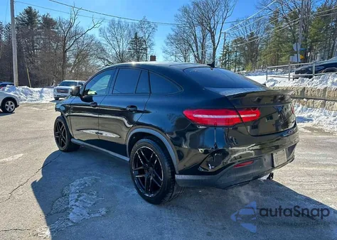 2016 Mercedes-Benz Gle Coupe 450 4Matic z USA, uszkodzony, nr VIN 4JGED6EB9GA021095